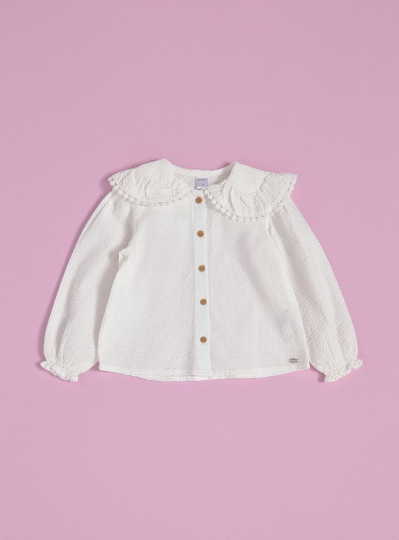 Blusa Cuello Bobo con Más Gande por Detrás-0