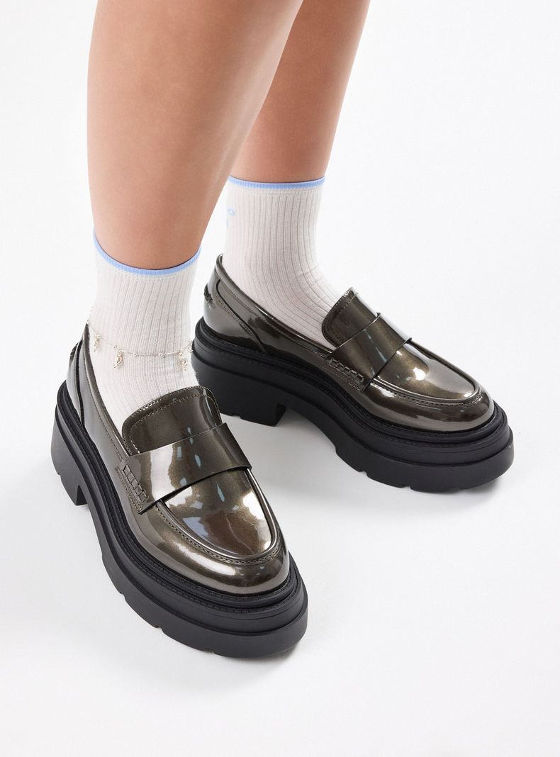 Mocasín Plataforma Mujer-0