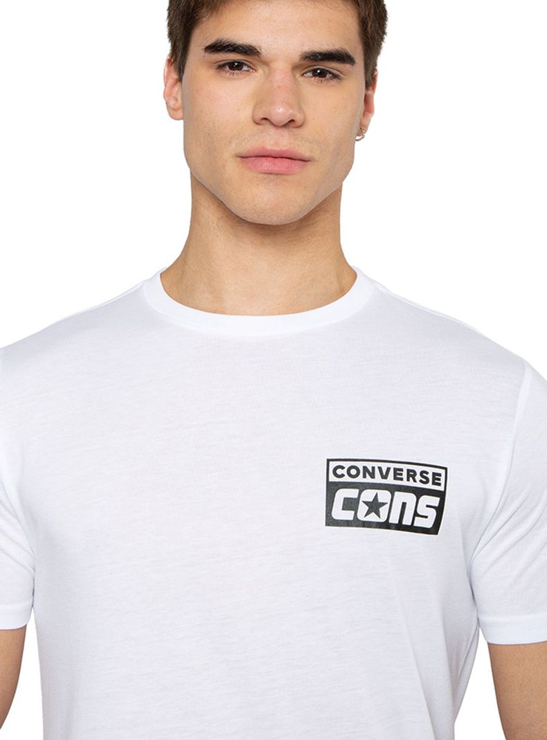 Polera Bassic Logo Print Front-2