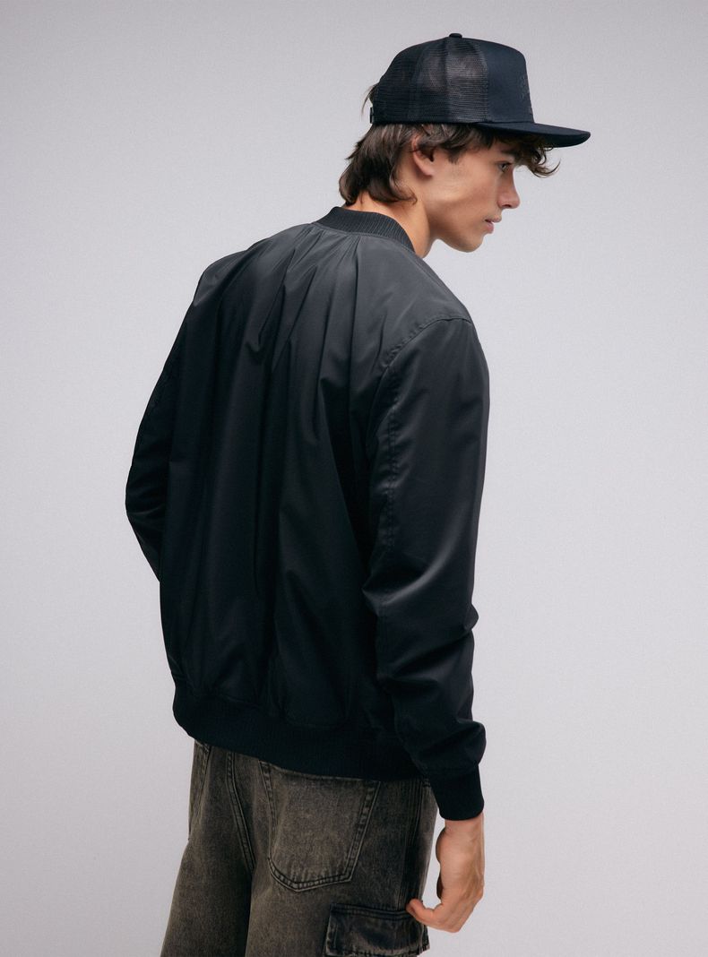Chaqueta Bomber Cropped-1
