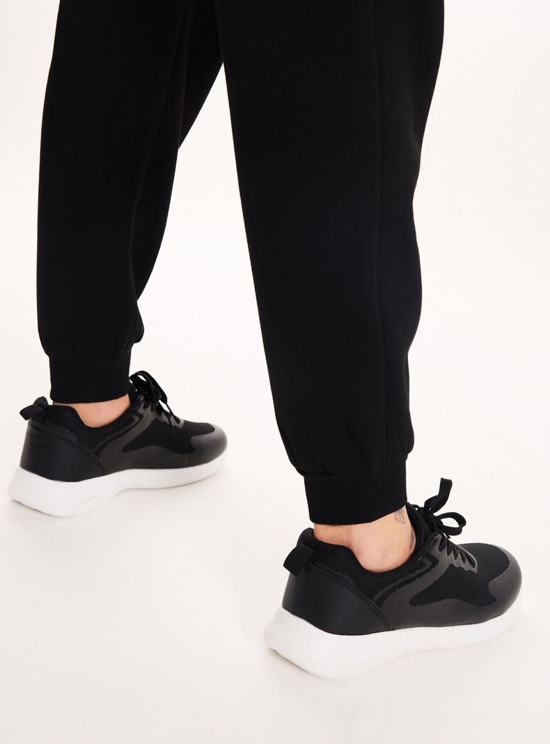 Pantalón Buzo Detalle Pretina con Cinta-3