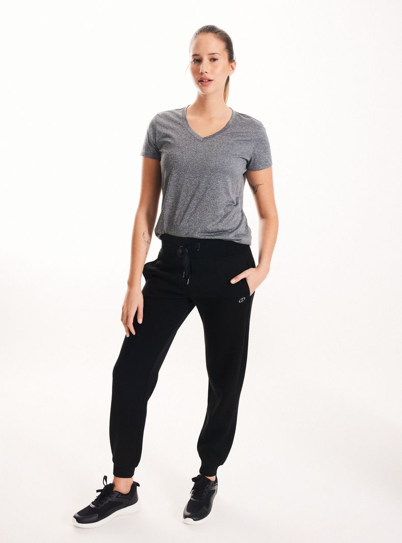 Pantalón Buzo Detalle Pretina con Cinta-4