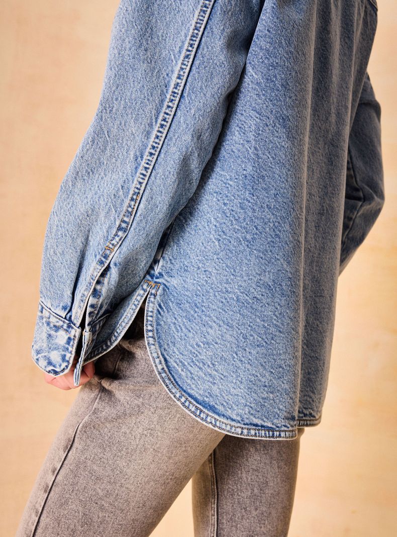 Blusa Denim Sobrecamisa-3