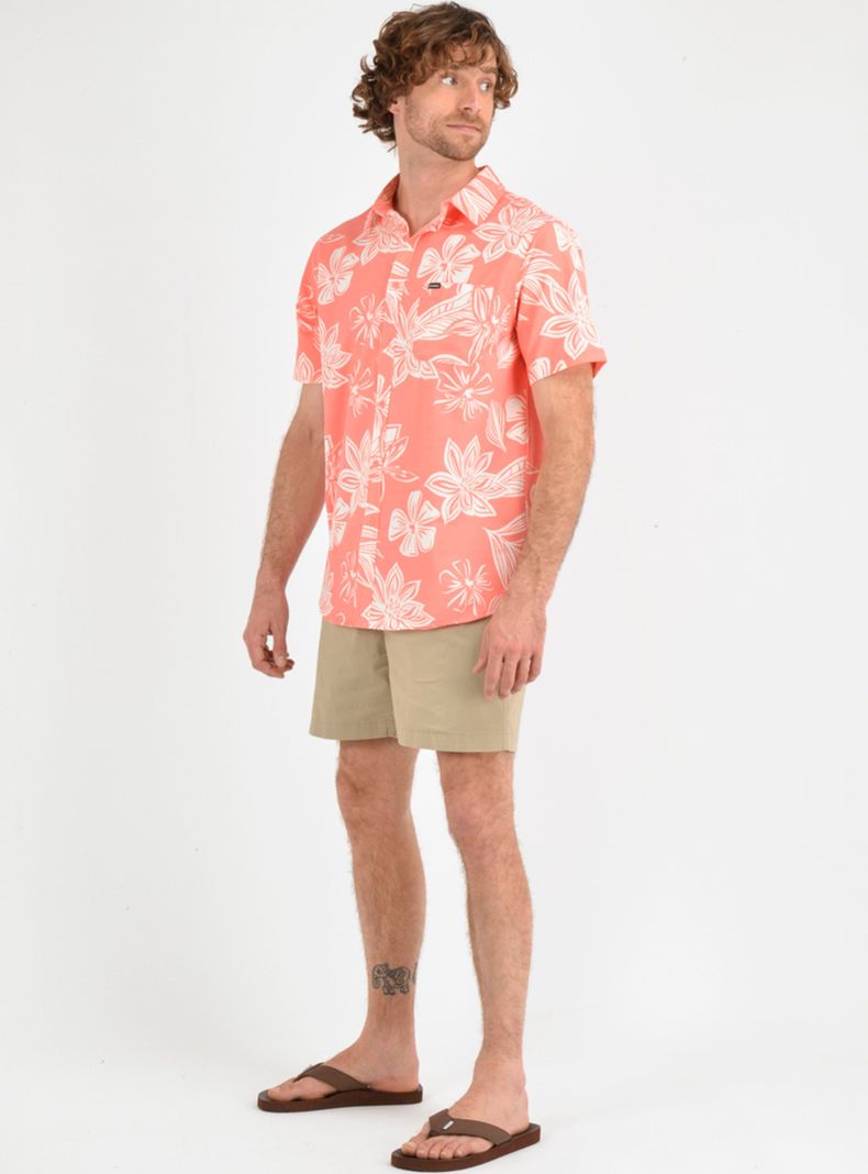 Camisa Print Flores Hawaii-5