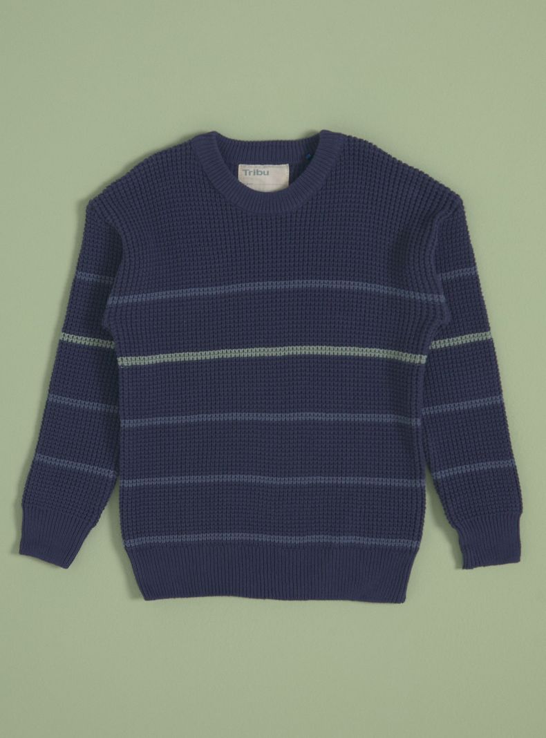 Sweater Textura Rayas-2