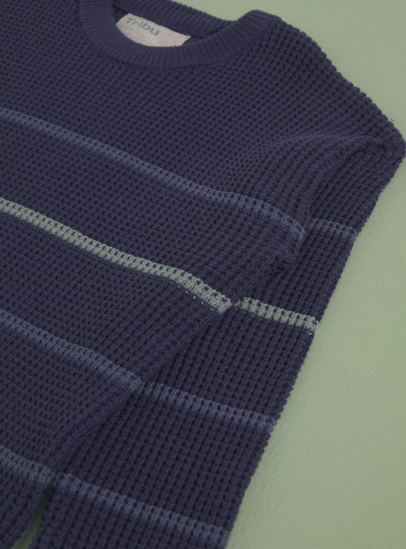 Sweater Textura Rayas-4