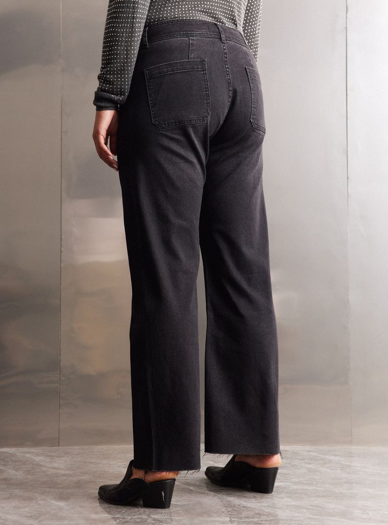 Jeans Wide Leg Curvy Fit-1