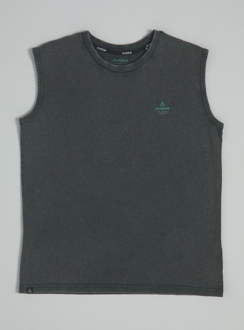 Polera Acid Wash con Estampado Espalda-2