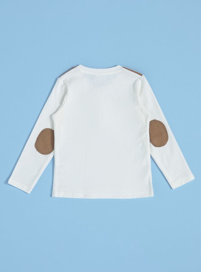 Polera con Coderas y Detalle en los Hombros-1