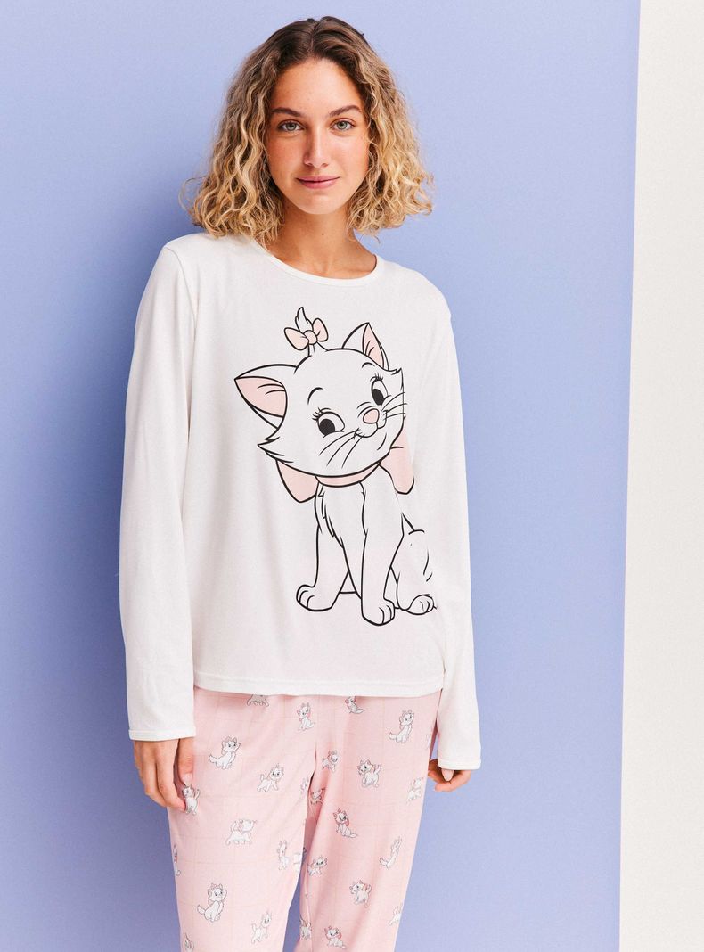Pijama Largo Disney Marie-0