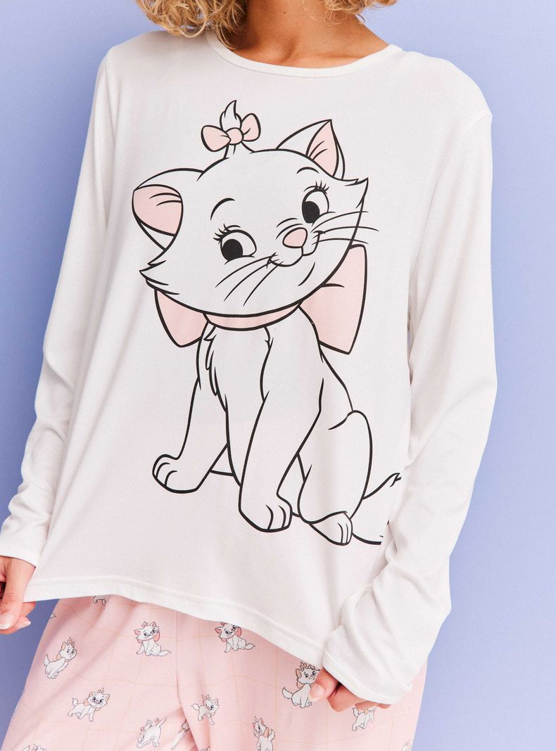 Pijama Largo Disney Marie-2