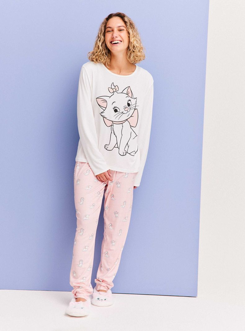 Pijama Largo Disney Marie-4