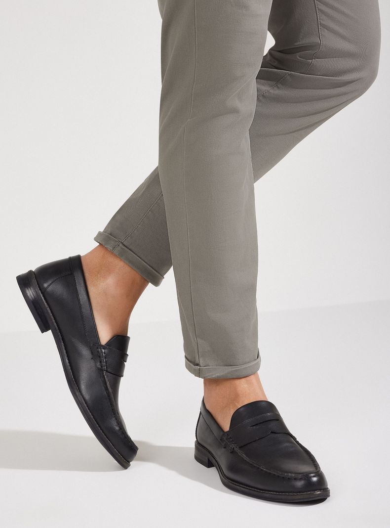 Zapato Formal Mocasín Cuero Hombre-0