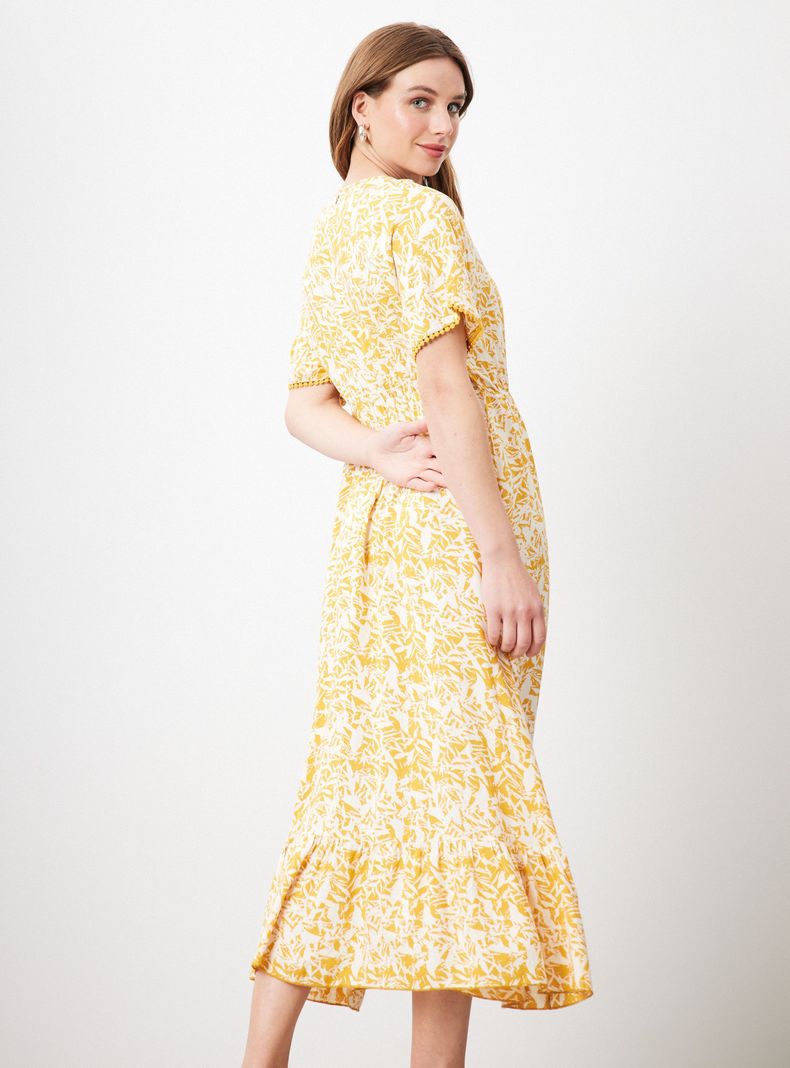 Vestido Tipo Túnica con Ajuste en Cintura-1