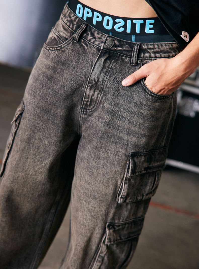 Jeans Cargo Loose Fit-2