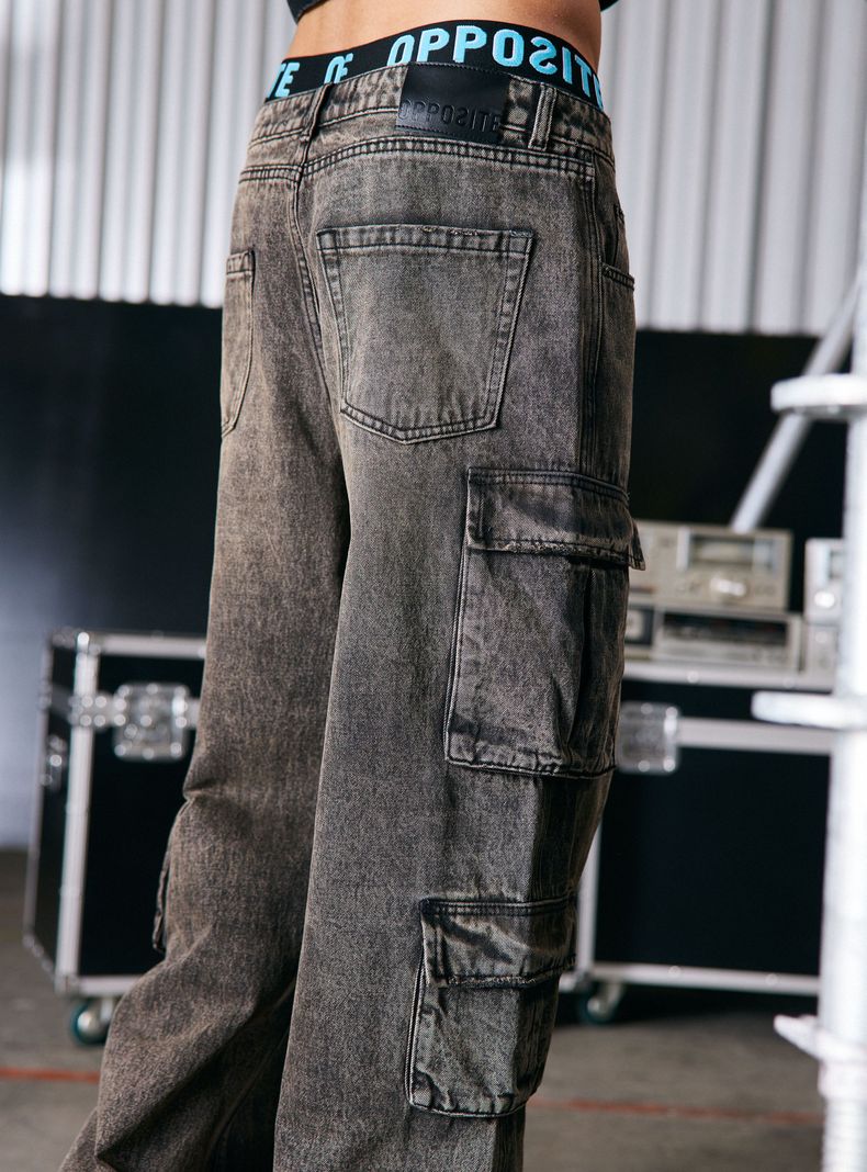 Jeans Cargo Loose Fit-3