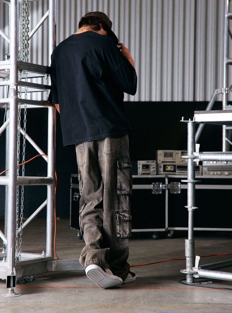 Jeans Cargo Loose Fit-5