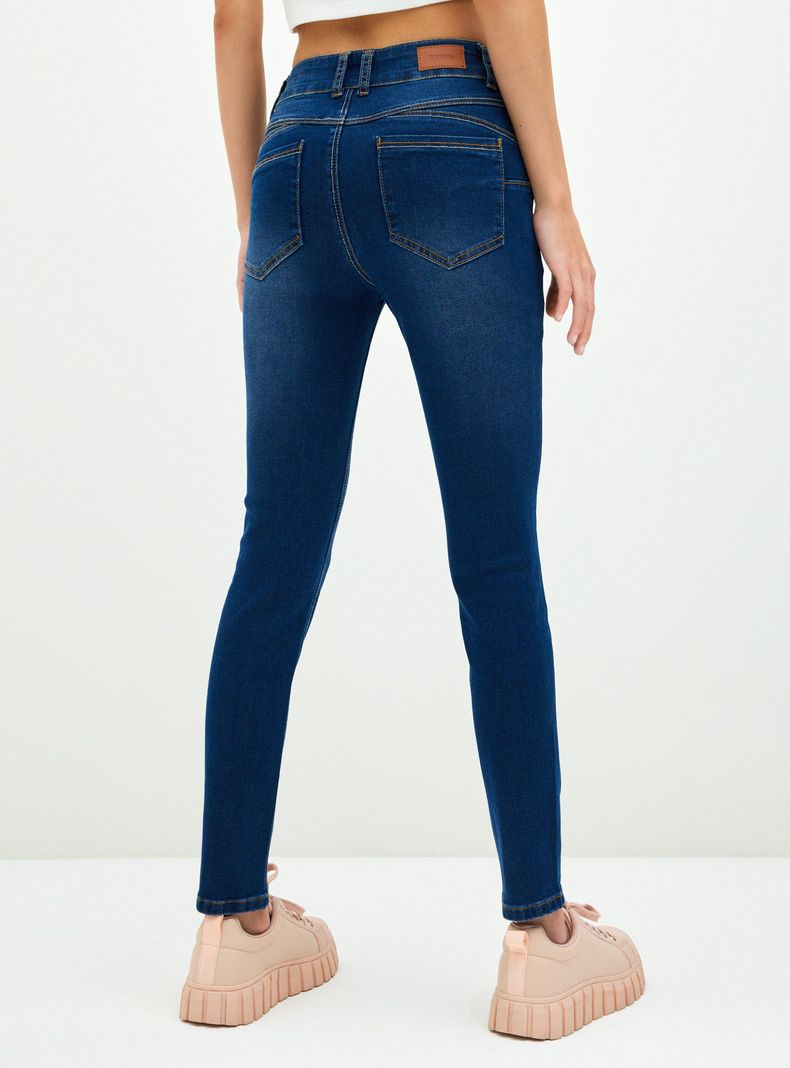 Jeans Super Skinny 2 Botones y Cierre-1