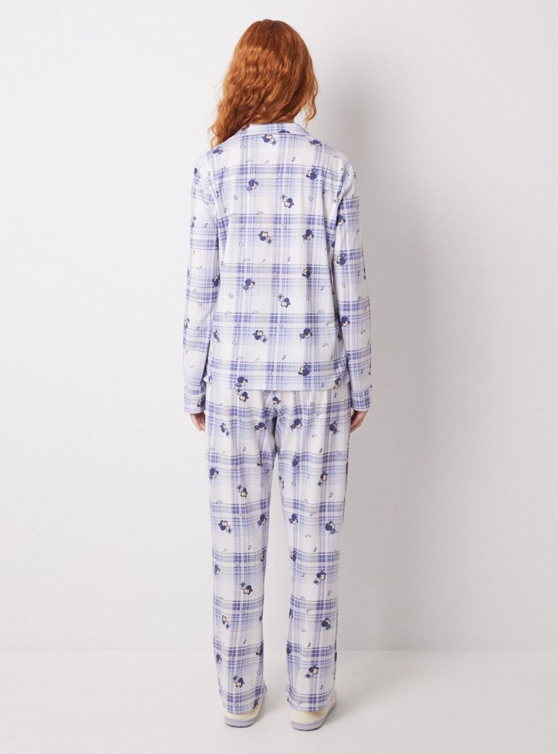 Pijama Camisero Algodón Mafalda-1