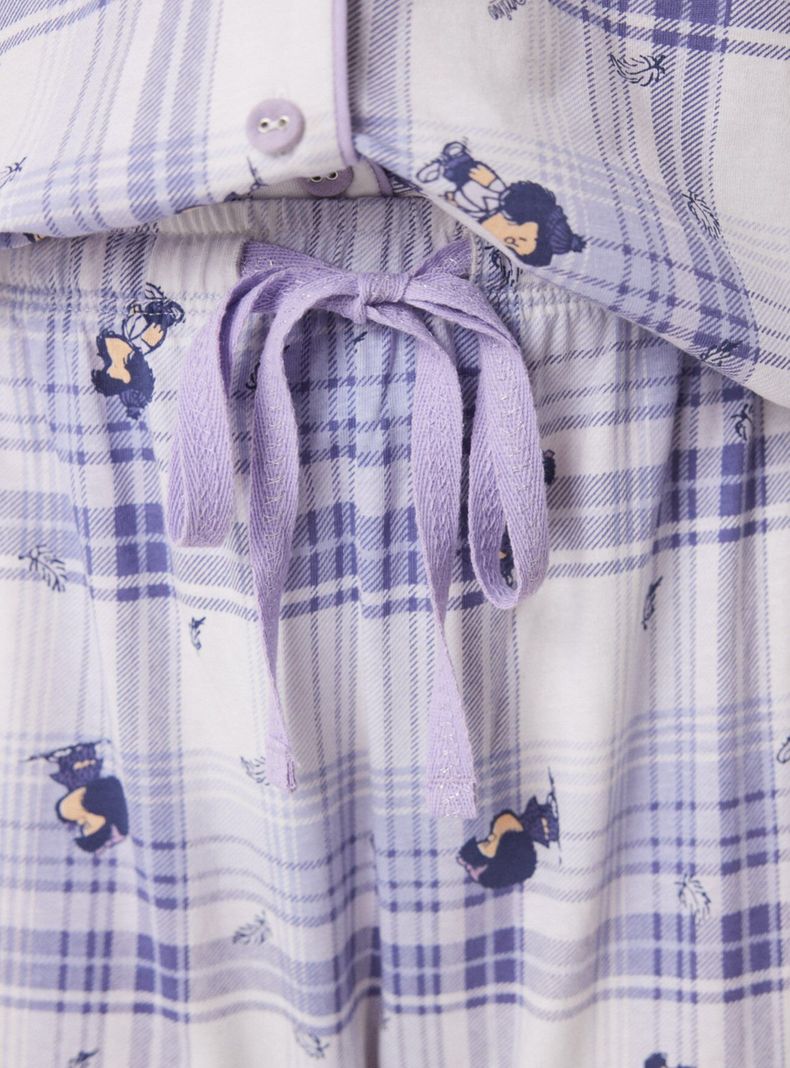Pijama Camisero Algodón Mafalda-5