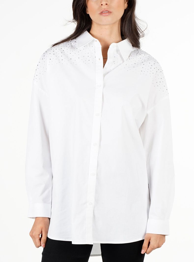 Blusa Oversize Poplin-0