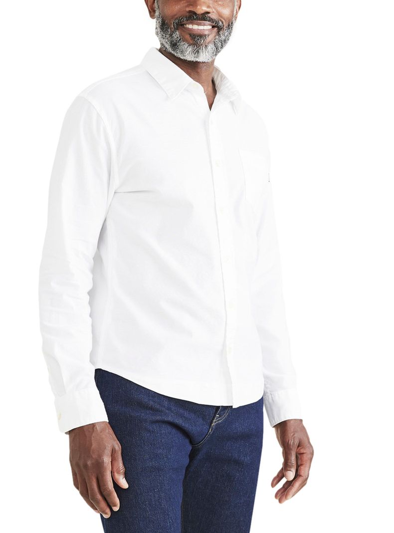 Camisa Casual Regular Manga Larga-0