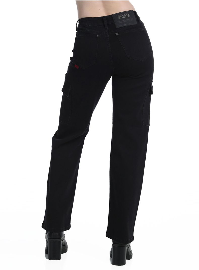 Pantalón Cargo Tiro Alto-1