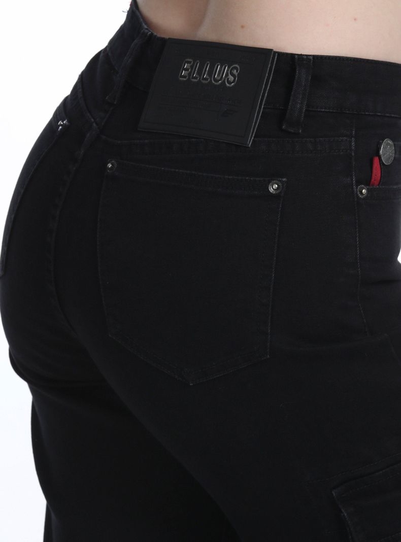 Pantalón Cargo Tiro Alto-2