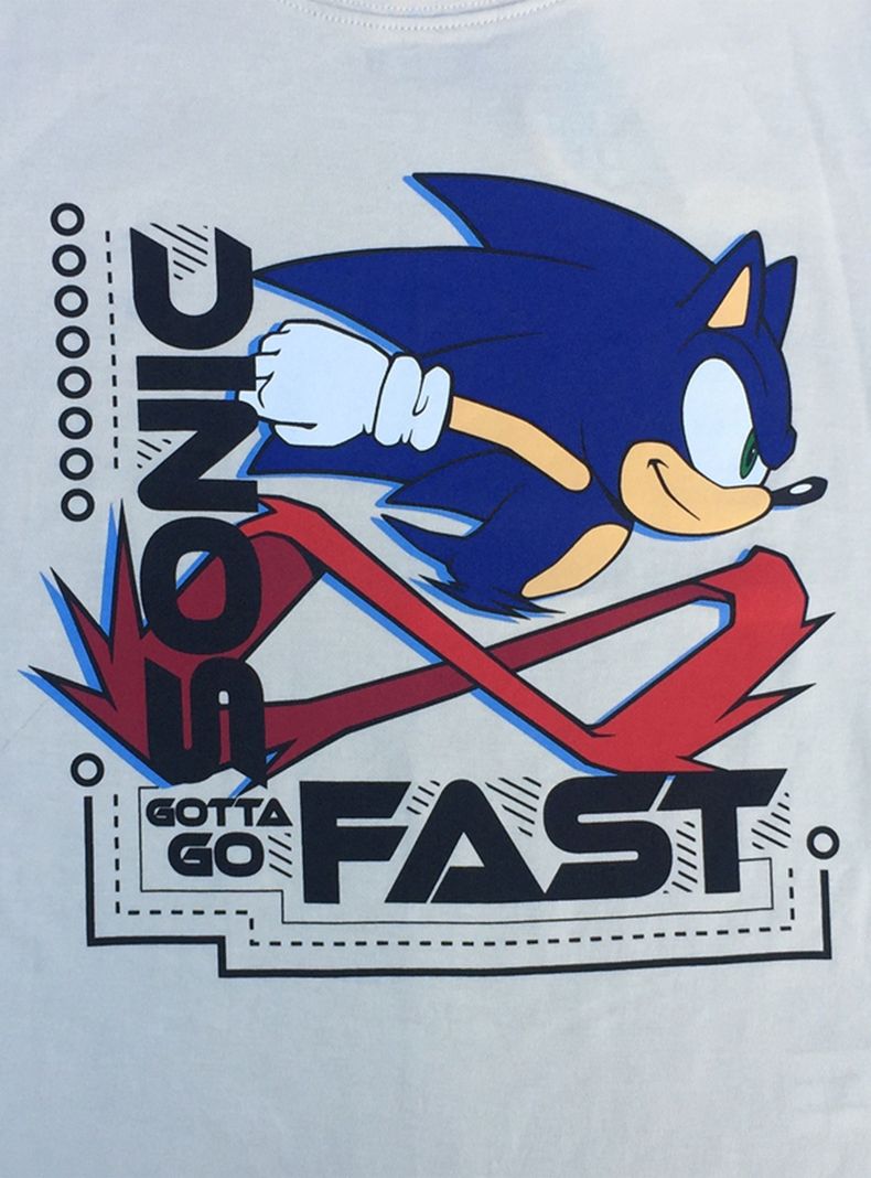 Polera Manga Corta Niño Fast Sonic-2