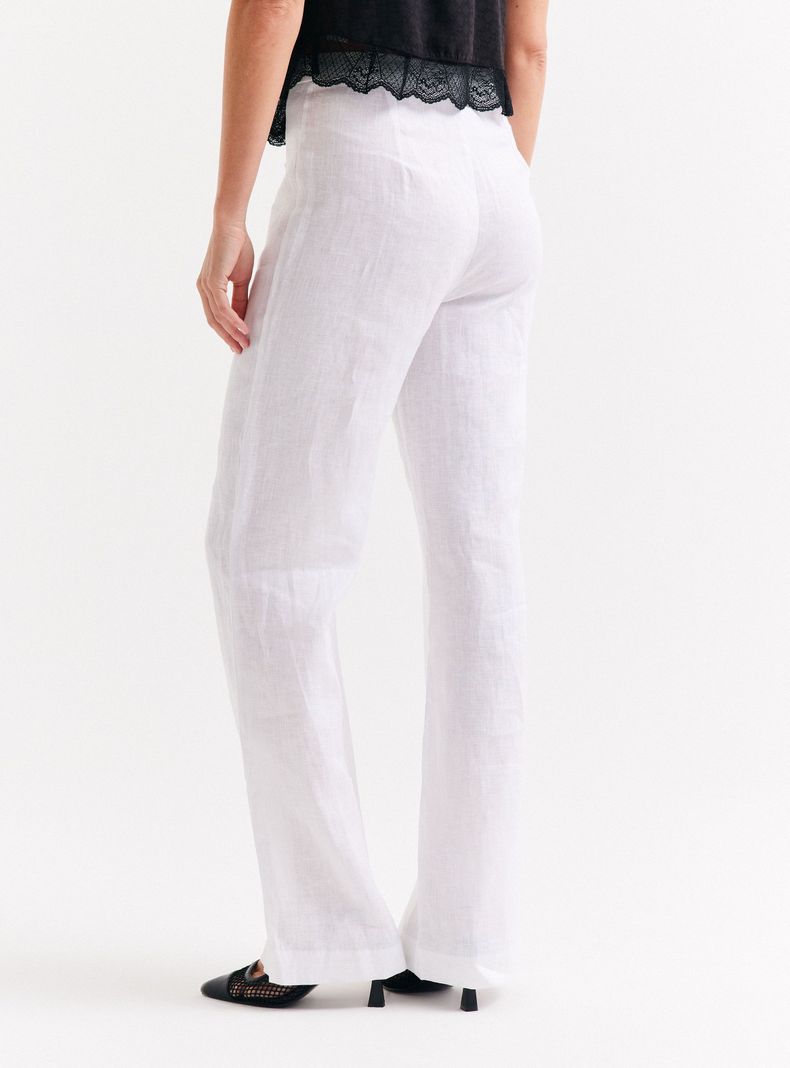 Pantalón Palazzo de Lino-1