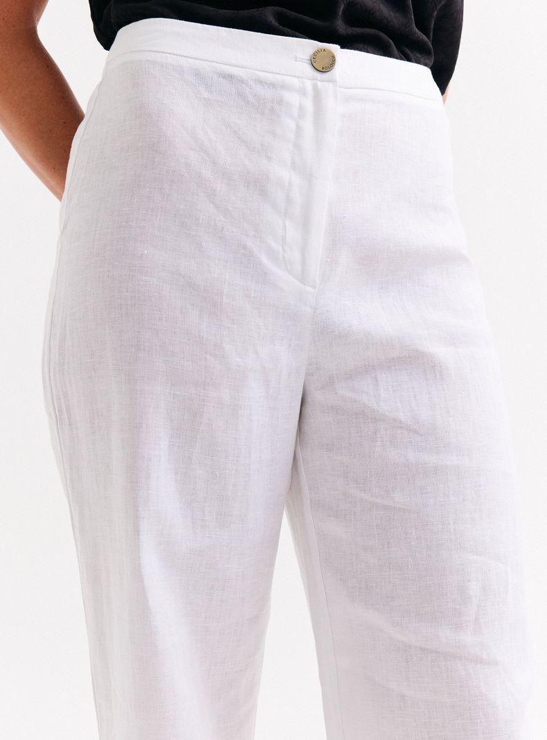 Pantalón Palazzo de Lino-2