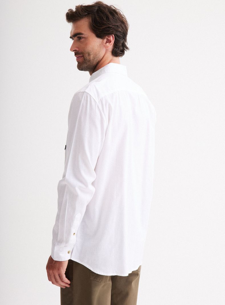 Camisa Manga Larga de Lino-1