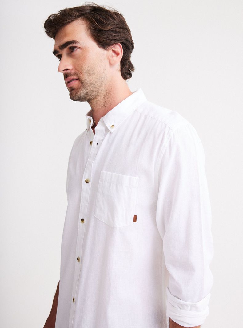 Camisa Manga Larga de Lino-2