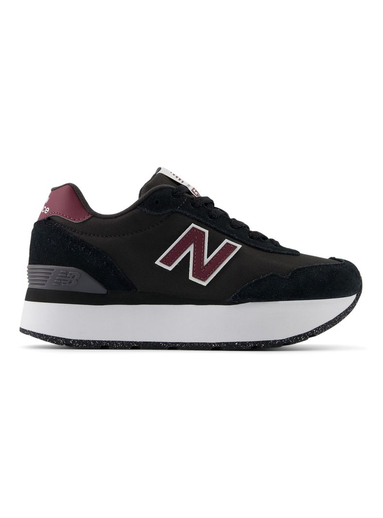 Zapatilla Urbana Black Cuero 515 Mujer-0