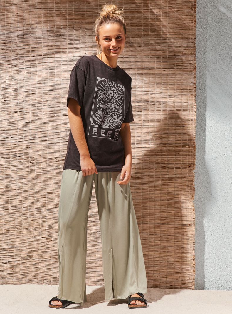 Pantalón Palazzo en Viscosa Full Estampado-4