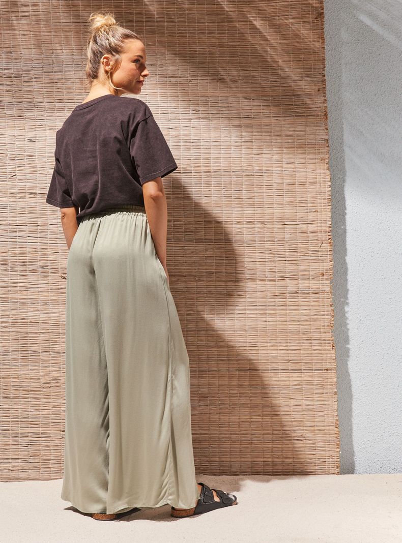 Pantalón Palazzo en Viscosa Full Estampado-5