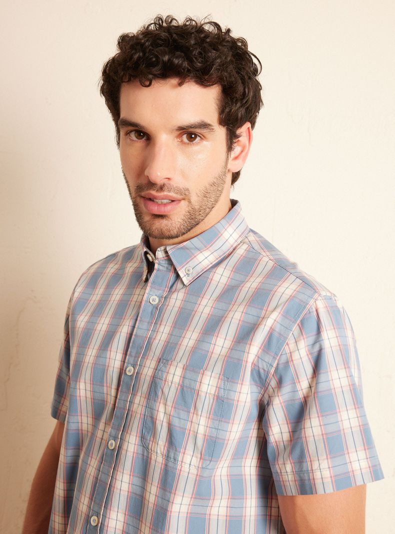 Camisa Manga Corta Cuadros-2