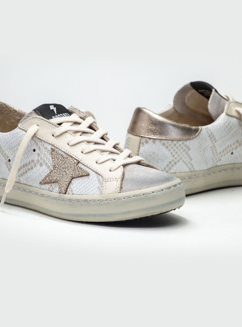 Zapatilla Urbana Mid Cuero Star Mujer-2