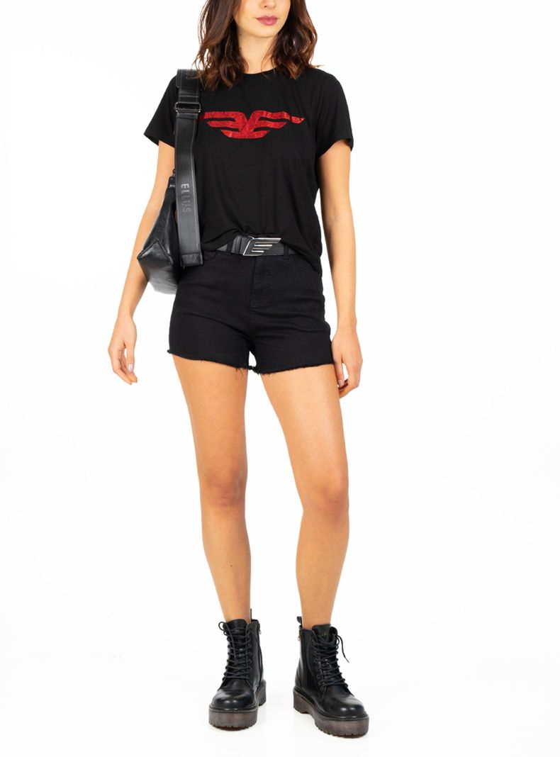 Polera Manga Corta Regular Fit Crew Neck E Wing-3