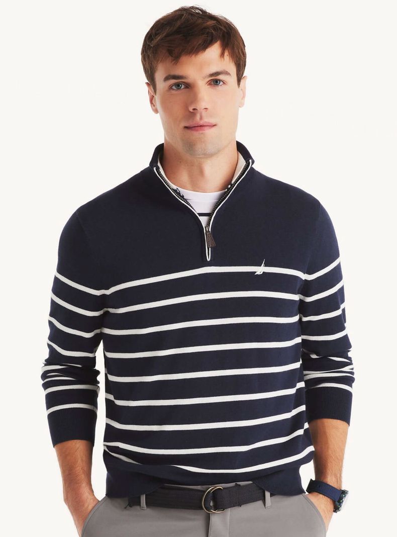Sweater Casual Print Rayas-0