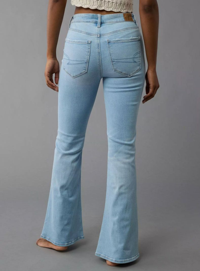 Jeans Ae NeT Level Flare Tiro Alto-1