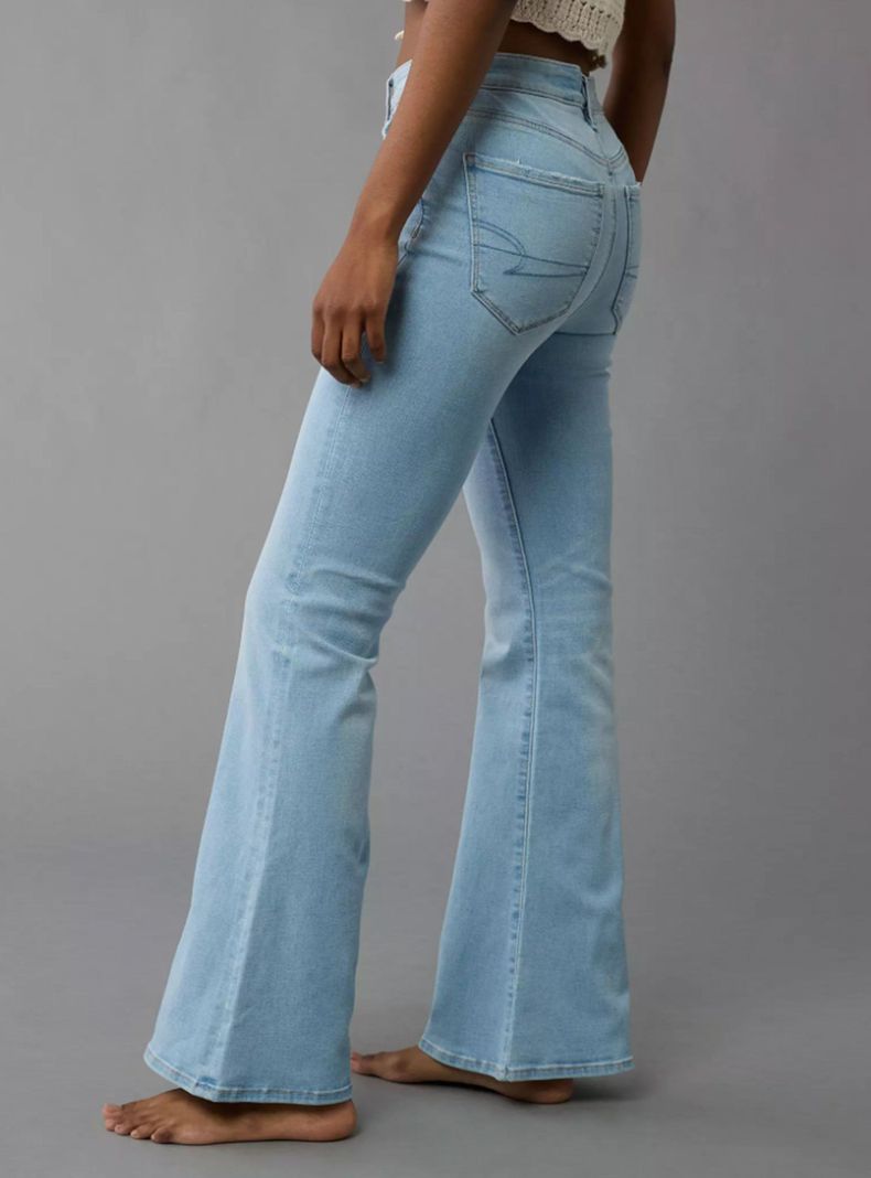 Jeans Ae NeT Level Flare Tiro Alto-2
