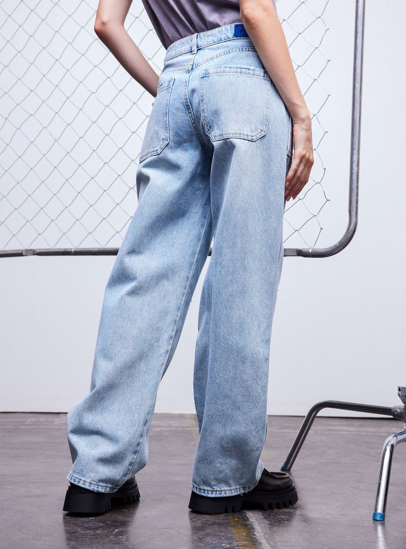 Jeans Carpintero Straight Fit Tiro Medio-1