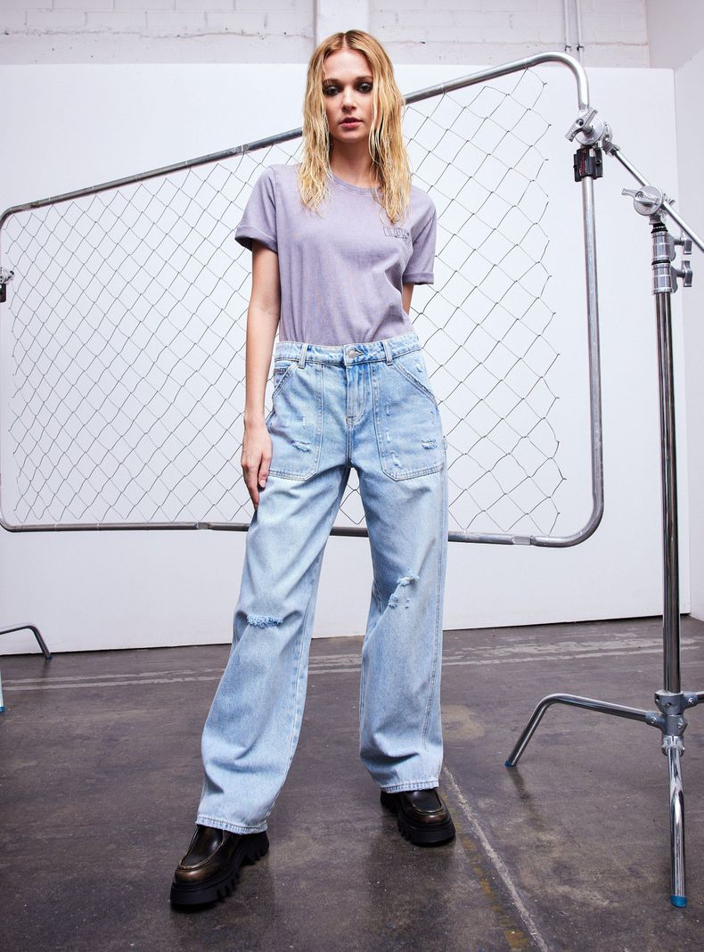 Jeans Carpintero Straight Fit Tiro Medio-4