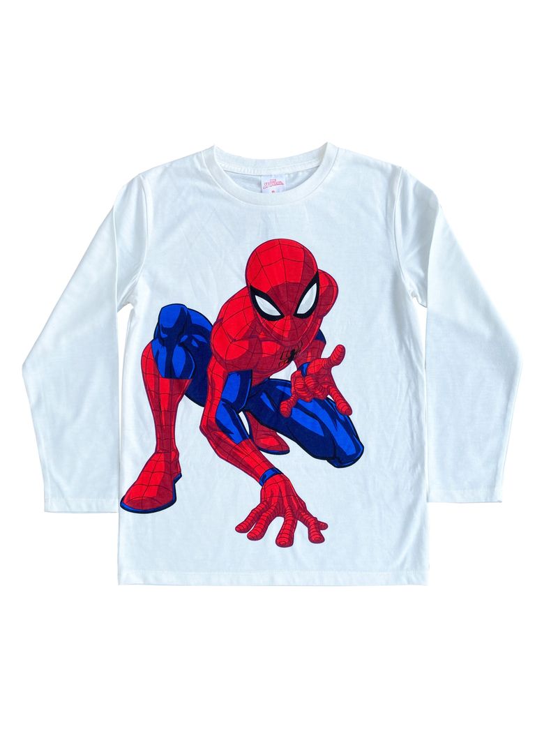 Polera Manga Larga Niño Mesa Spiderman-0
