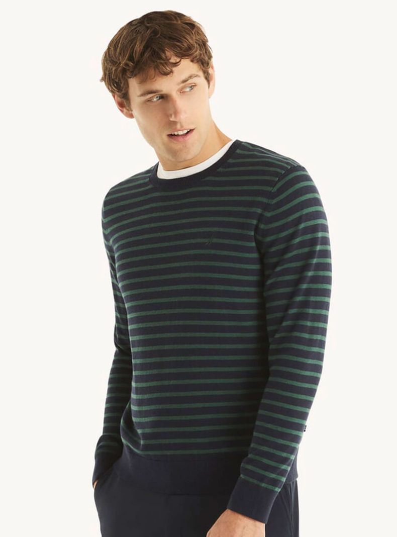 Sweater Print Rayas Casual-0