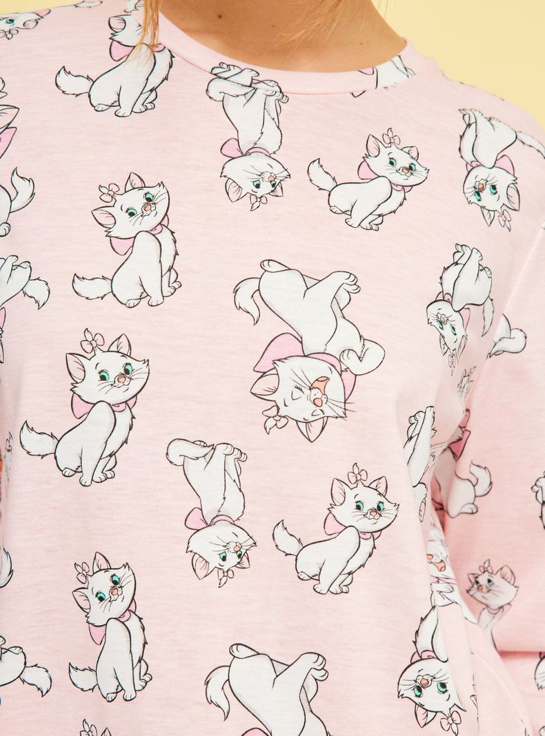 Pijama Largo Disney Marie Full Print-2