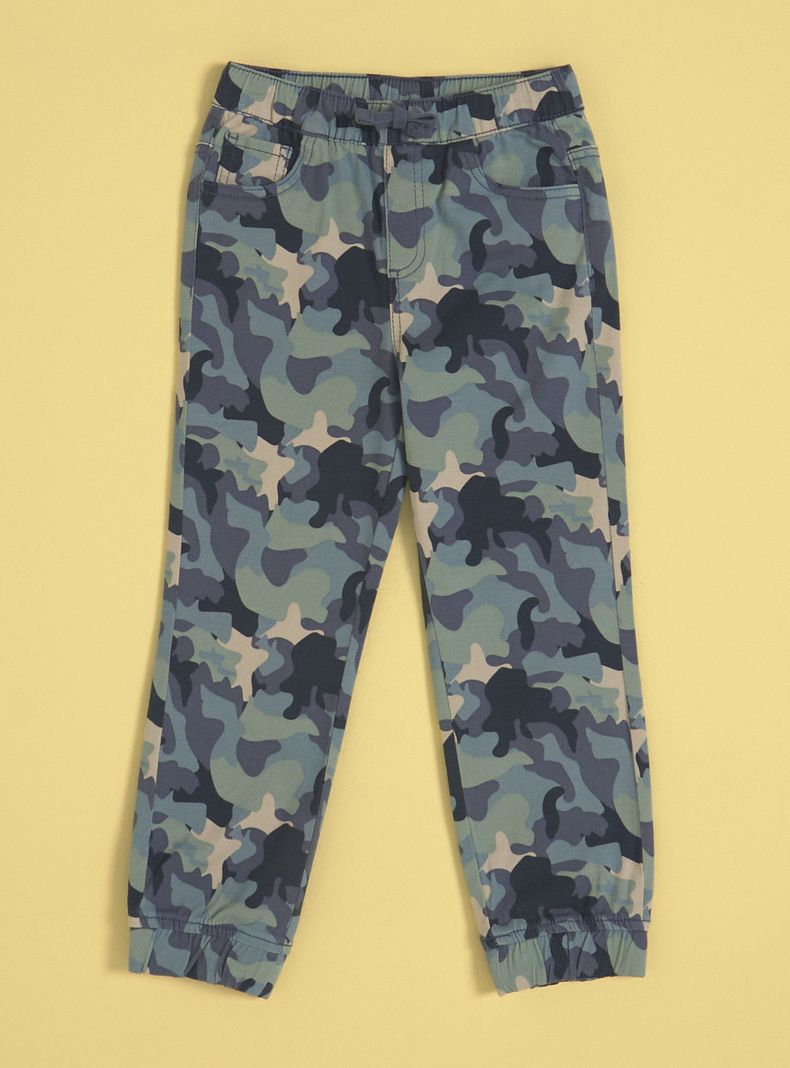 Pantalón Twill Estampado Camo-2
