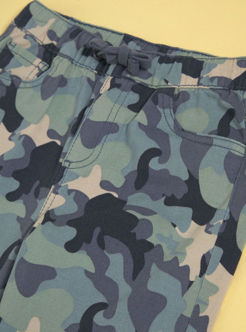 Pantalón Twill Estampado Camo-3