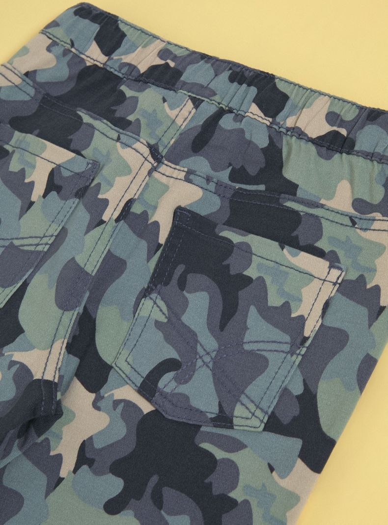 Pantalón Twill Estampado Camo-4